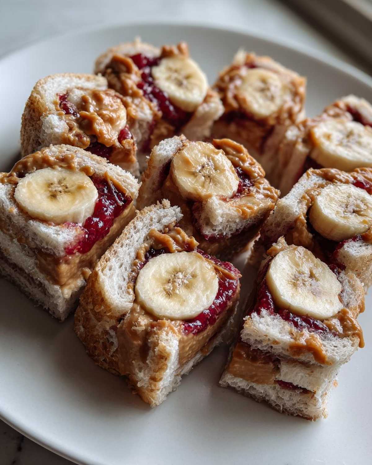 PB&J Banana Sushi Rolls - detail 3